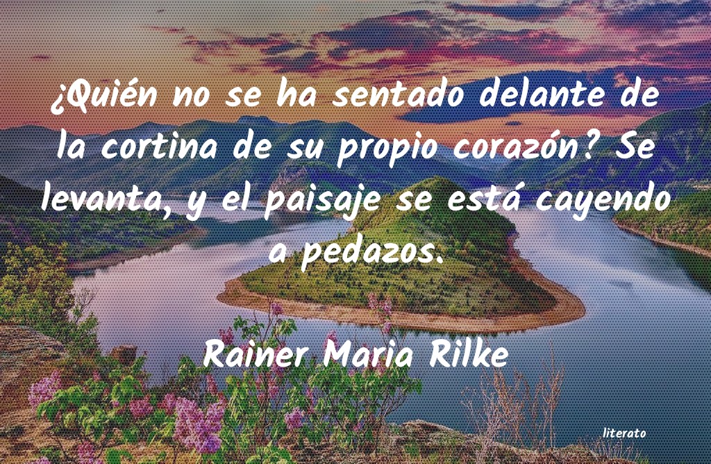 frases de Rainer Maria Rilke
