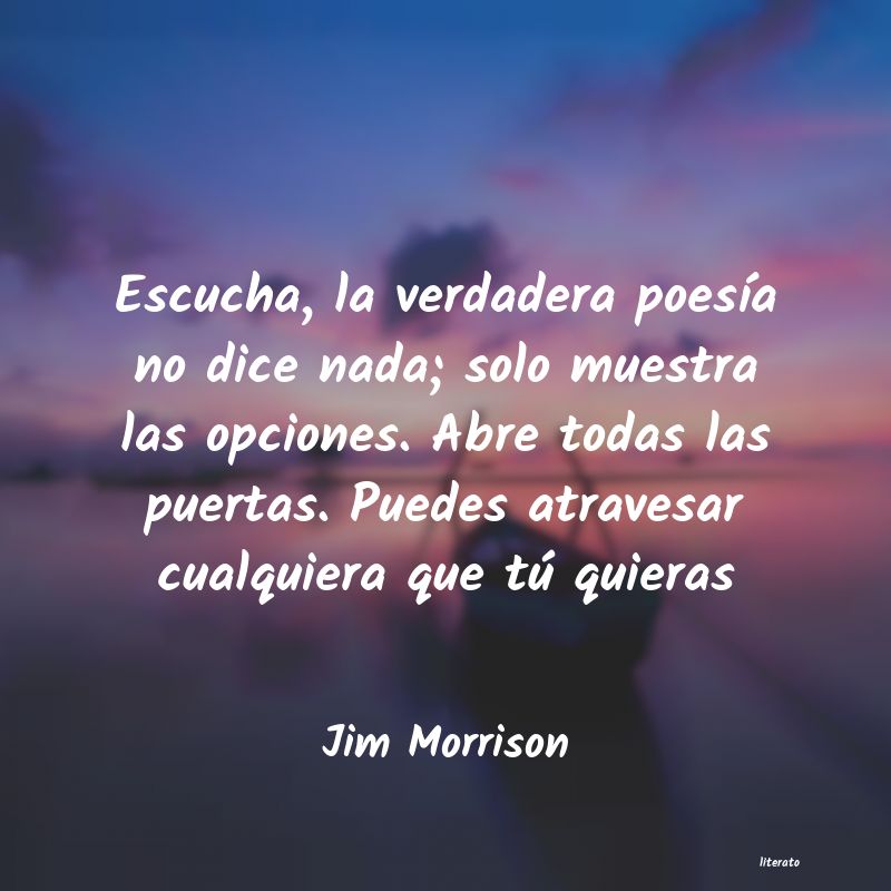 Frases de Jim Morrison