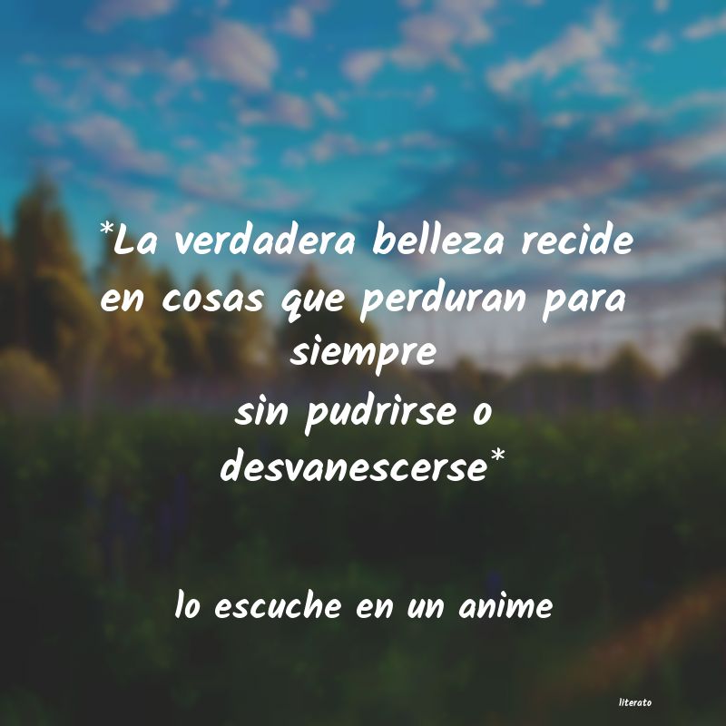 Frases de lo escuche en un anime