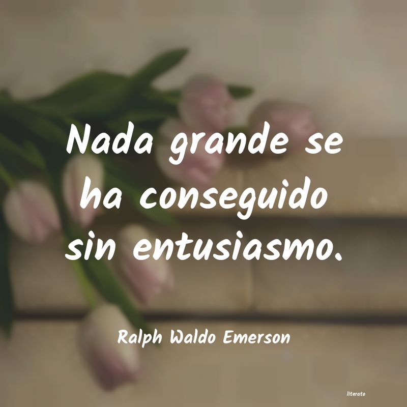 Frases de Ralph Waldo Emerson