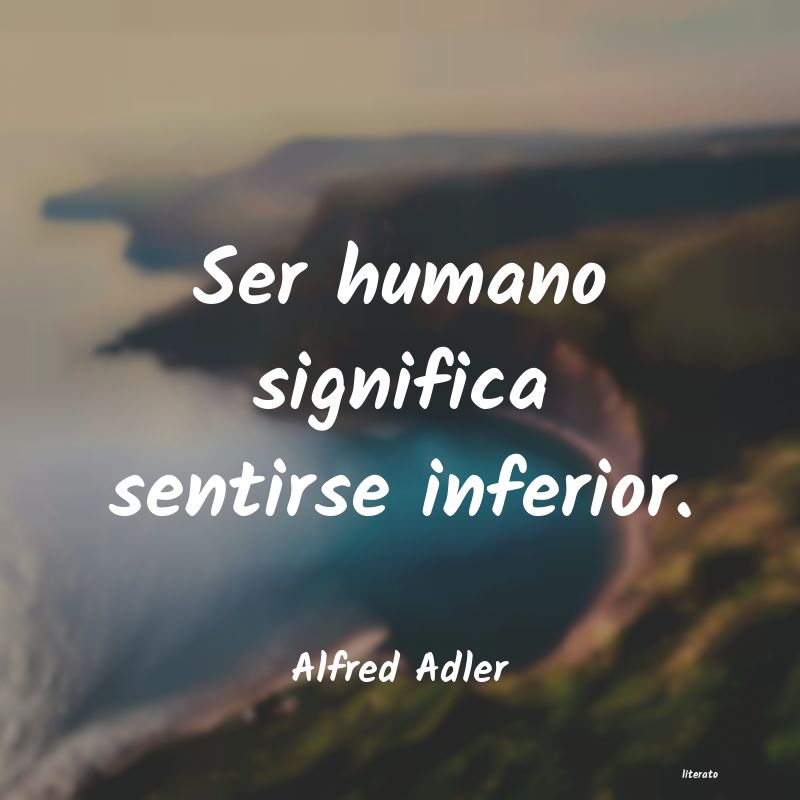 frases de Alfred Adler