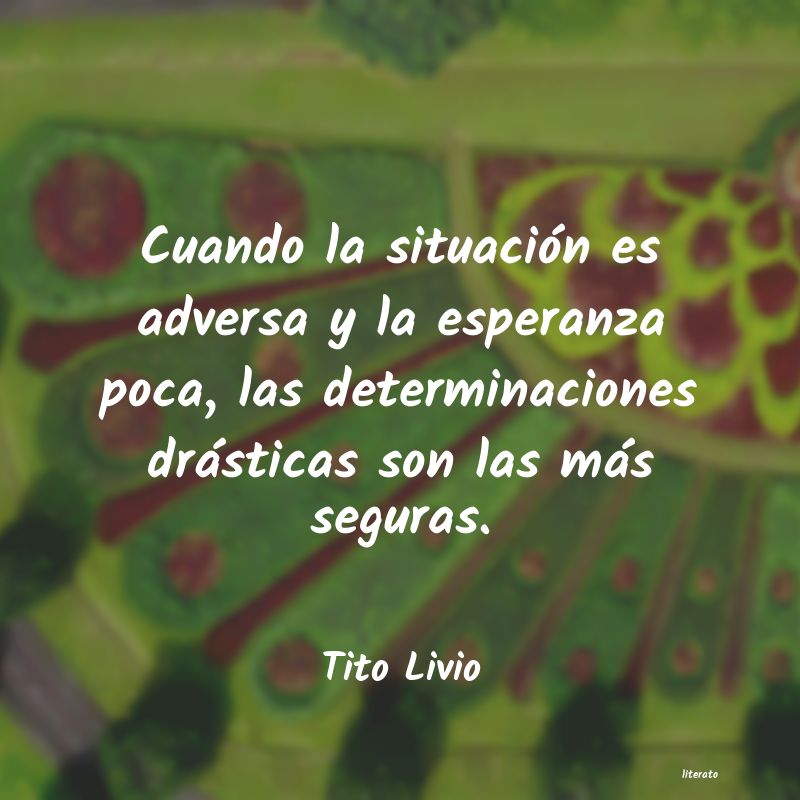 frases de Tito Livio