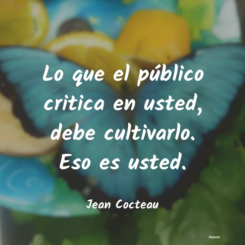 Frases de Jean Cocteau