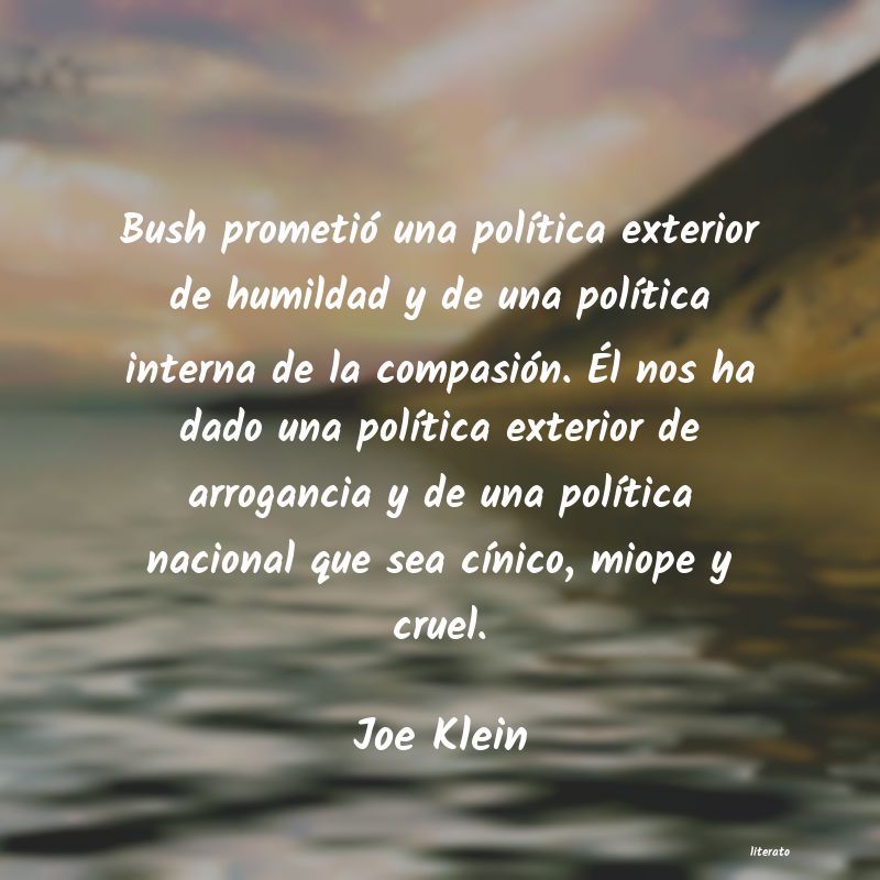 Frases de Joe Klein