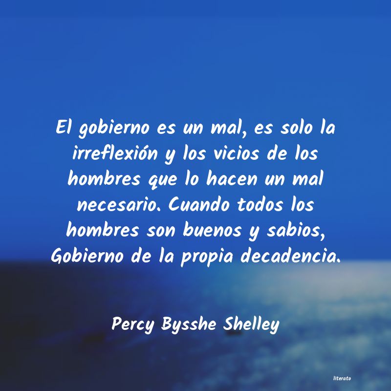 Frases de Percy Bysshe Shelley