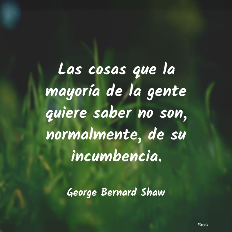 frases de George Bernard Shaw