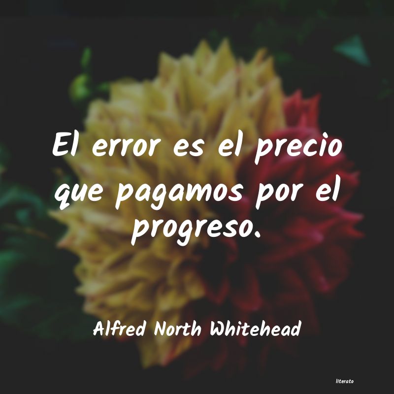 Frases de Alfred North Whitehead