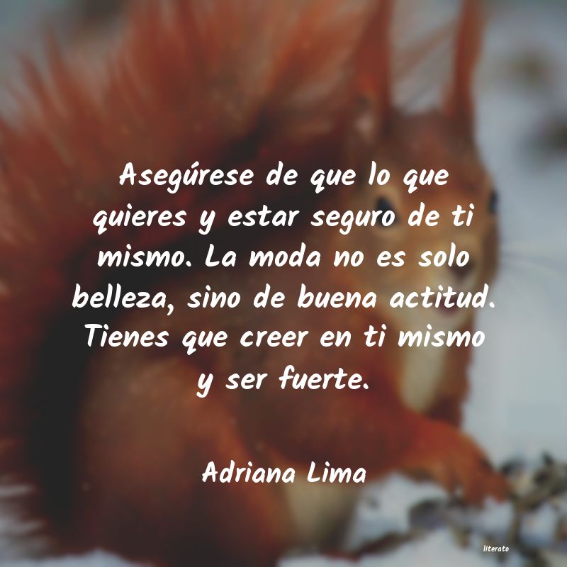 frases de Adriana Lima