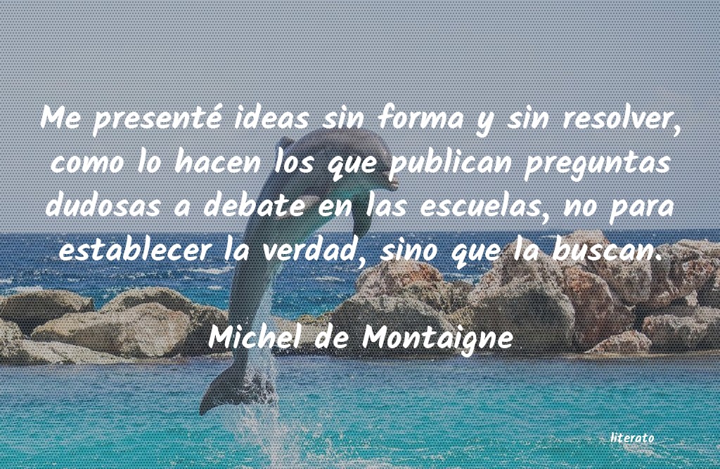 frases de Michel de Montaigne