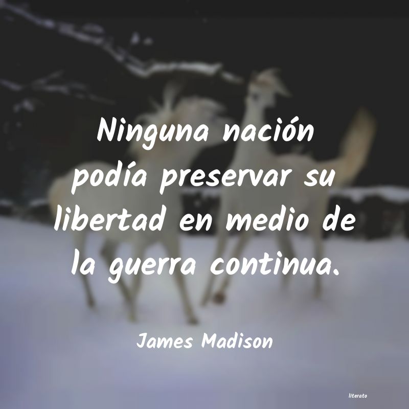 frases de James Madison