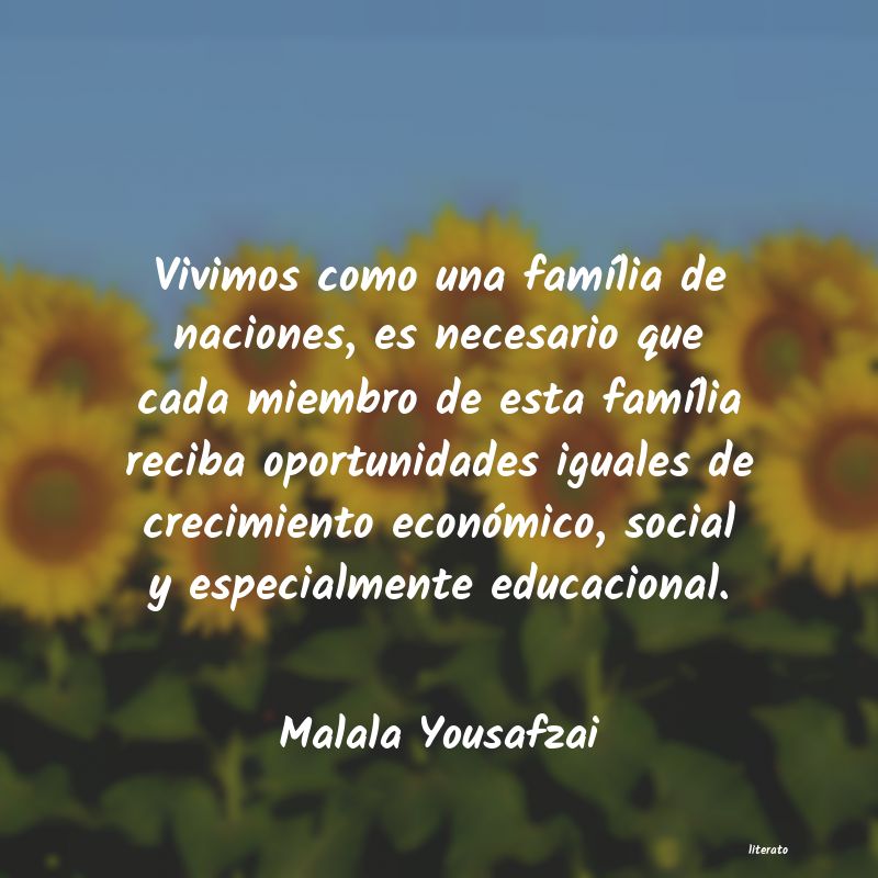 Frases de Malala Yousafzai