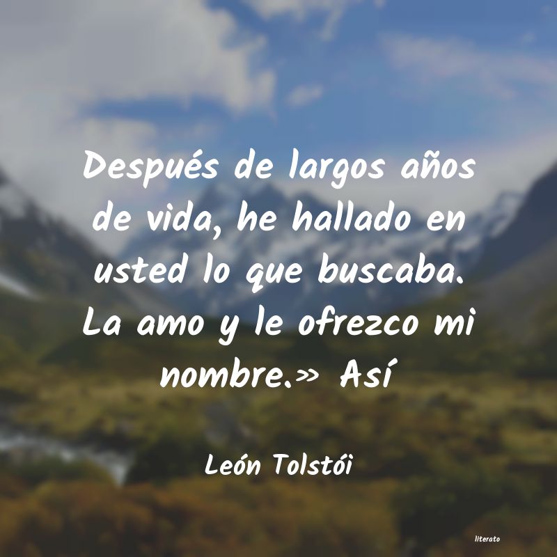 frases de León Tolstói