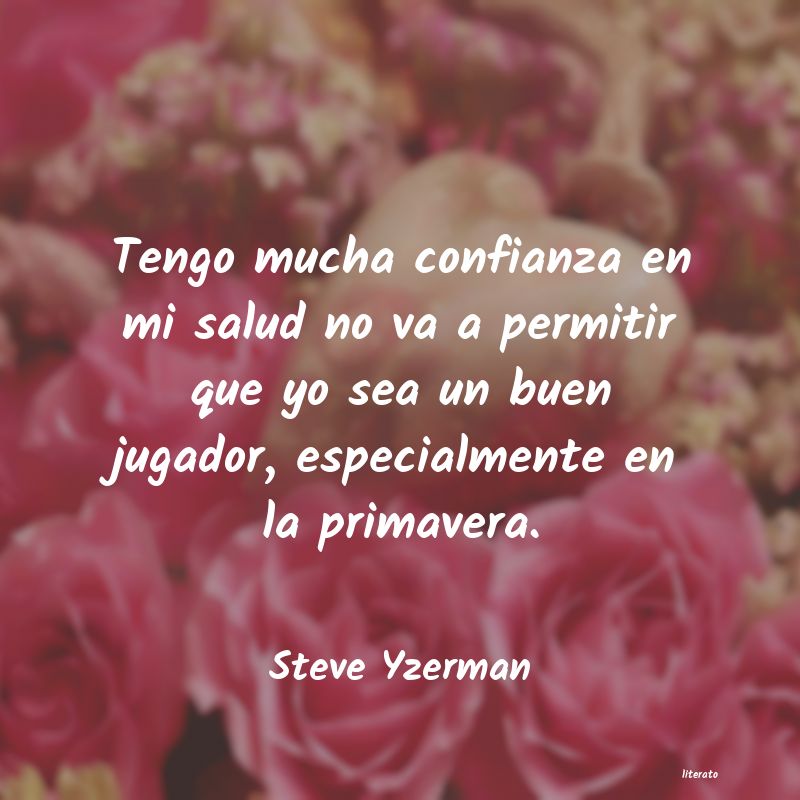 frases de Steve Yzerman