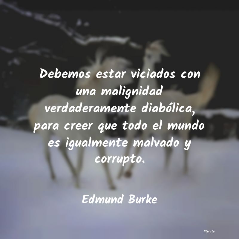 Frases de Edmund Burke