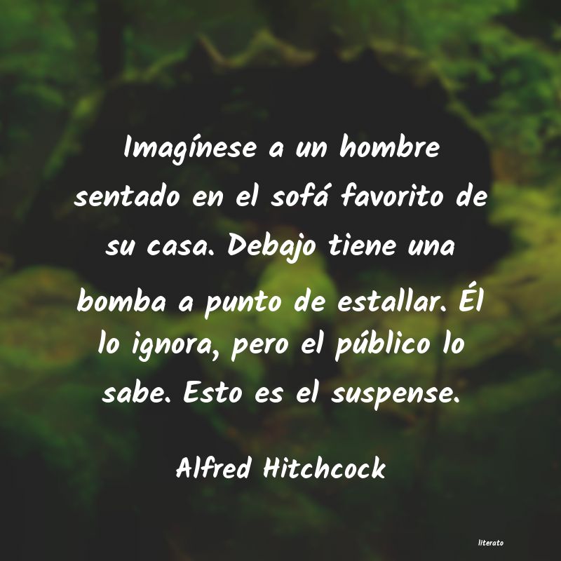 frases de Alfred Hitchcock