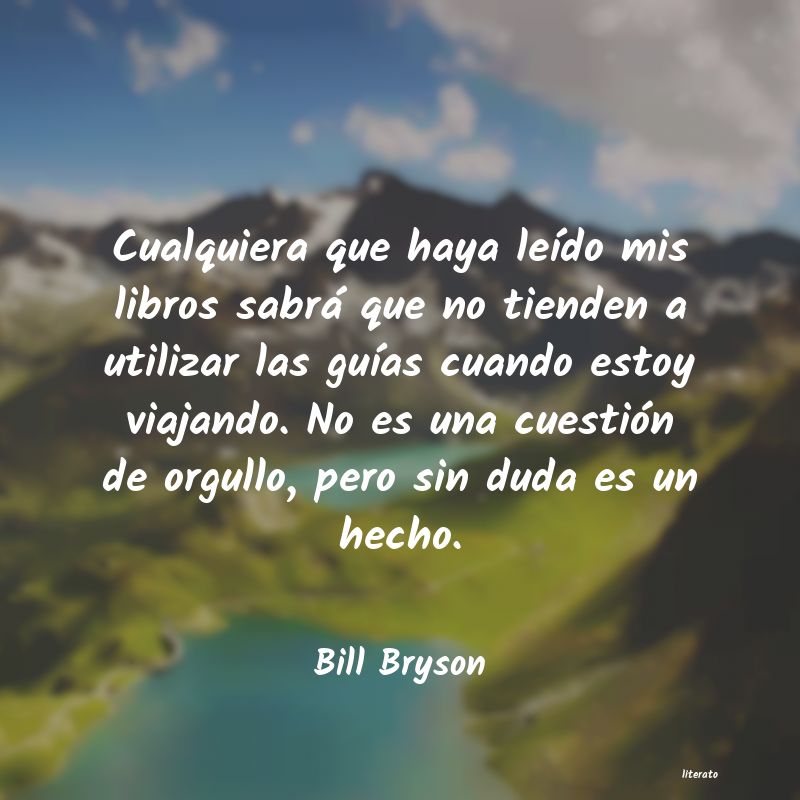 Frases de Bill Bryson