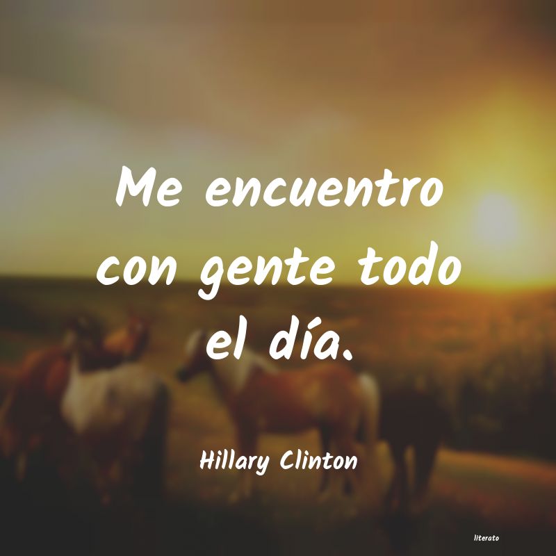 frases de Hillary Clinton