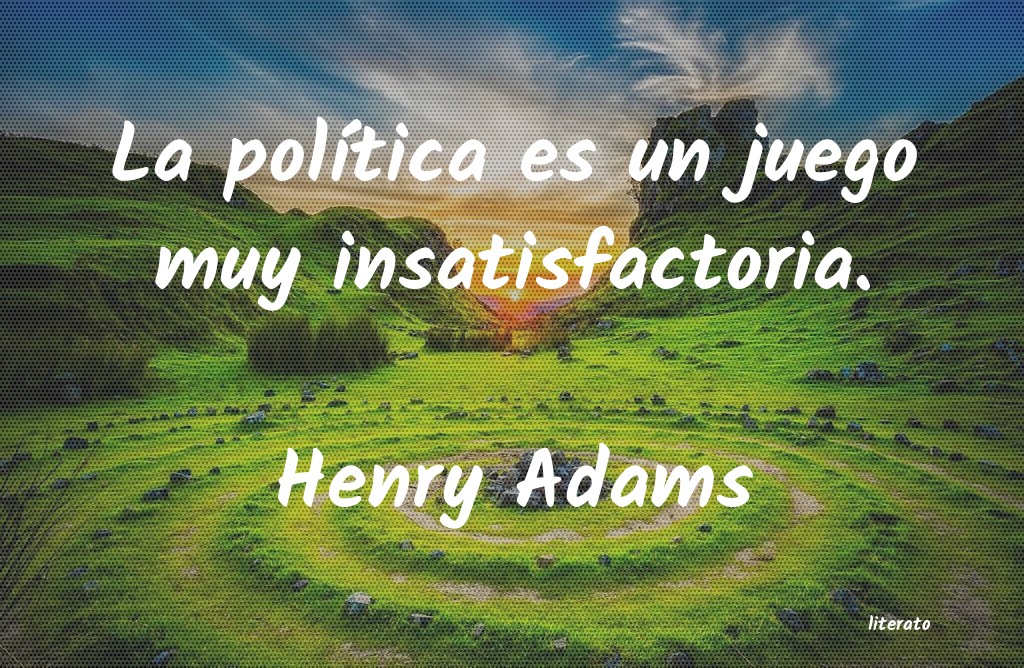 Frases de Henry Adams