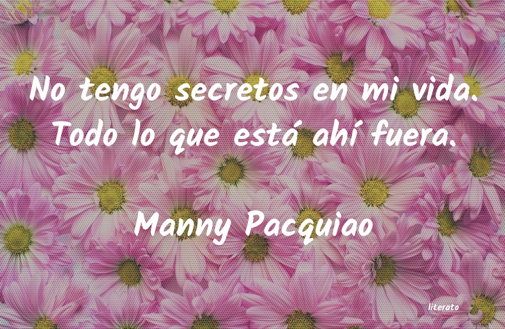 Frases de Manny Pacquiao