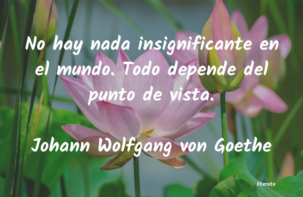 Frases de Johann Wolfgang von Goethe