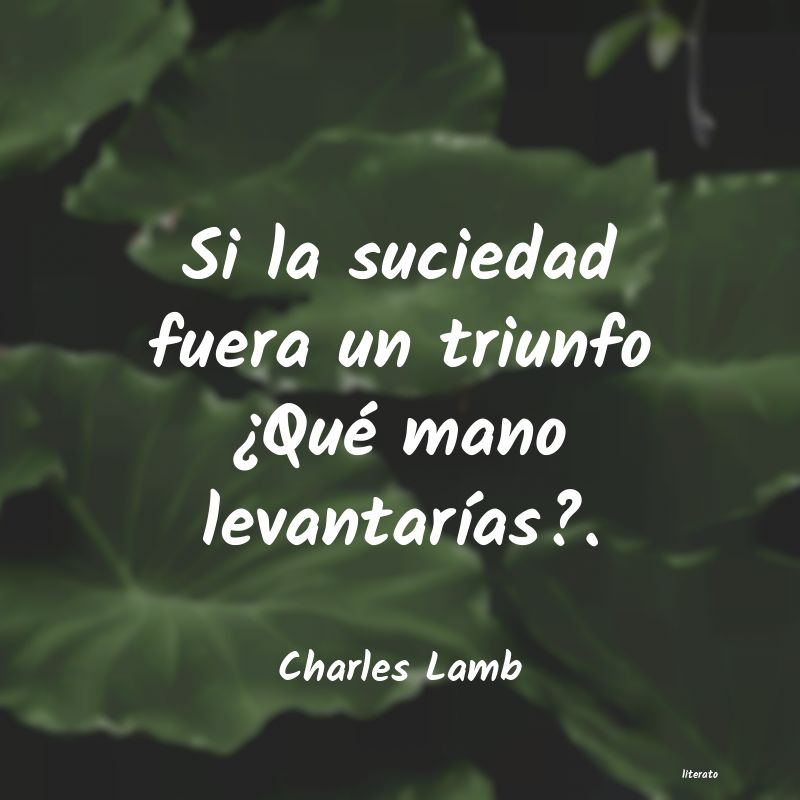 frases de Charles Lamb