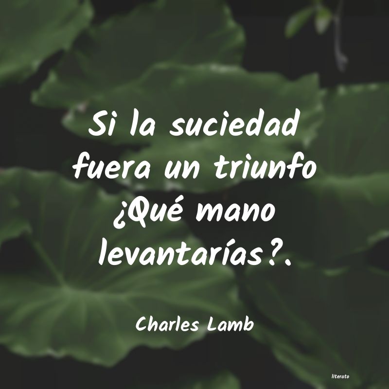 Frases de Charles Lamb