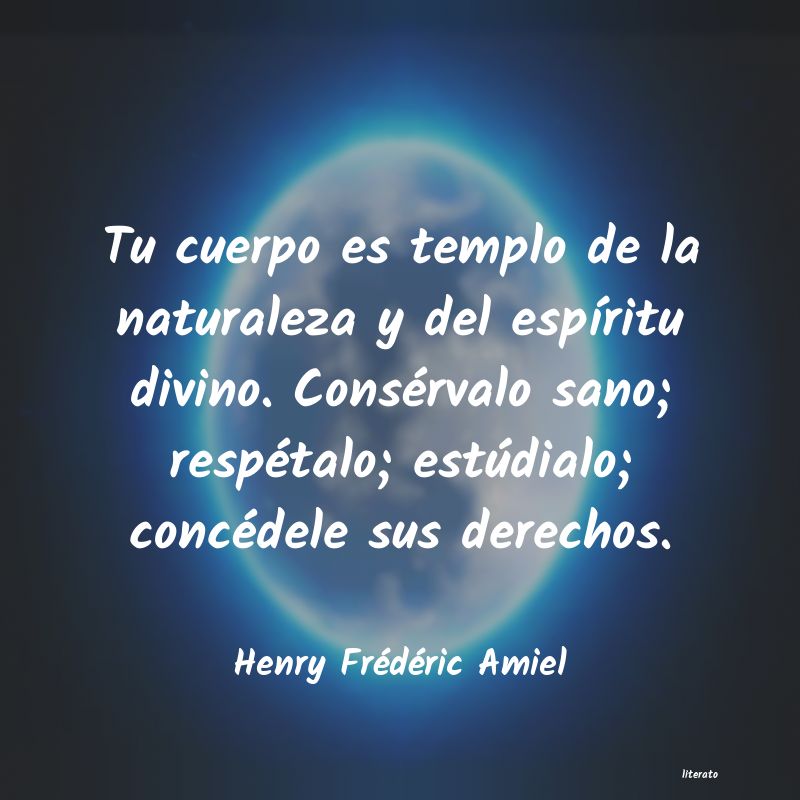 frases de Henry Frédéric Amiel