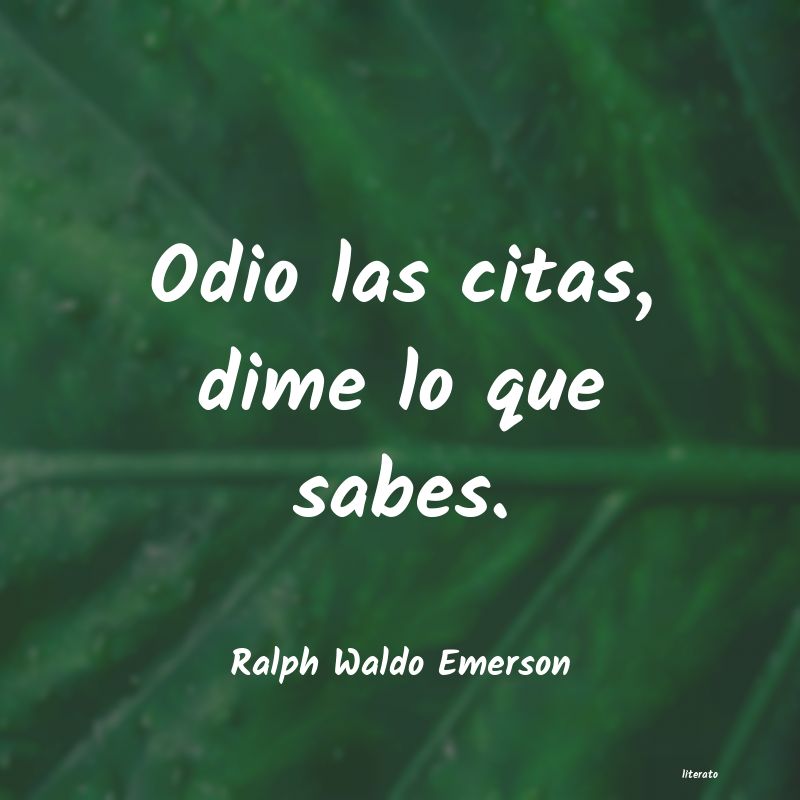 Frases de Ralph Waldo Emerson