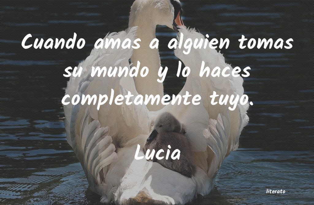 frases de Lucia