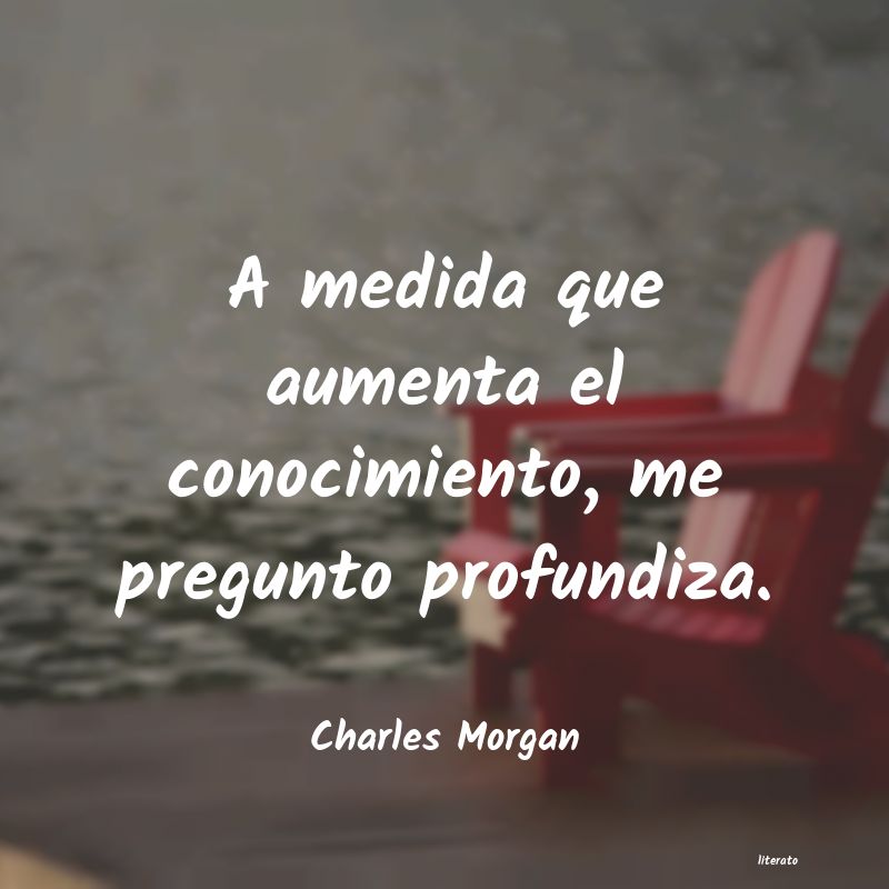 Frases de Charles Morgan