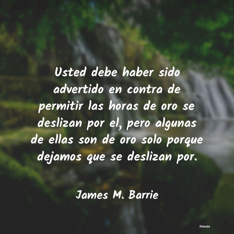 Frases de James M. Barrie