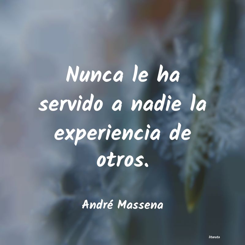 Frases de André Massena