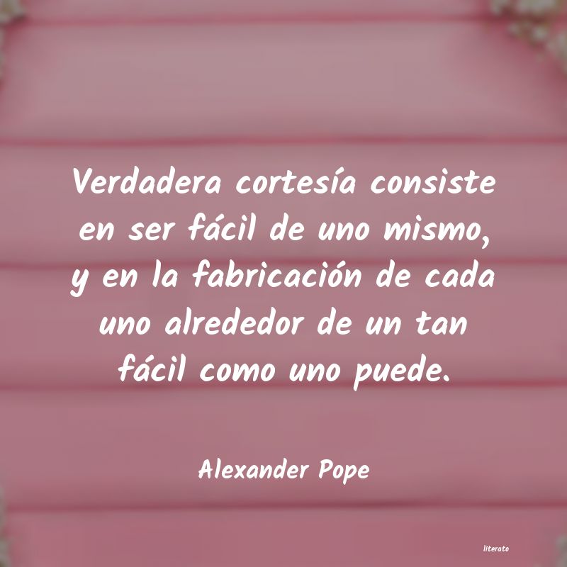 Frases de Alexander Pope