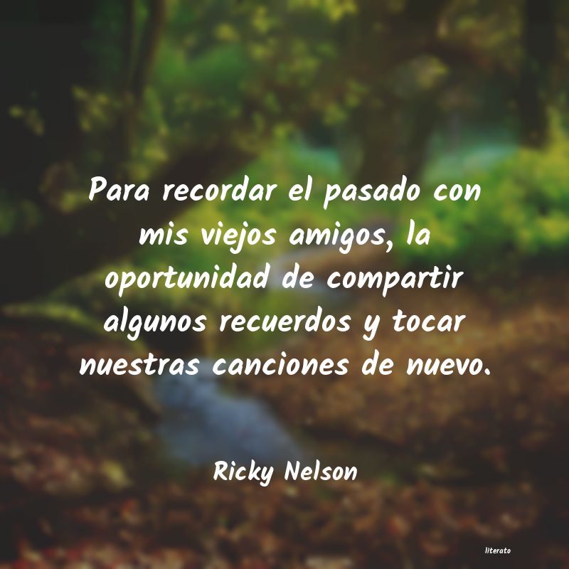 frases de Ricky Nelson