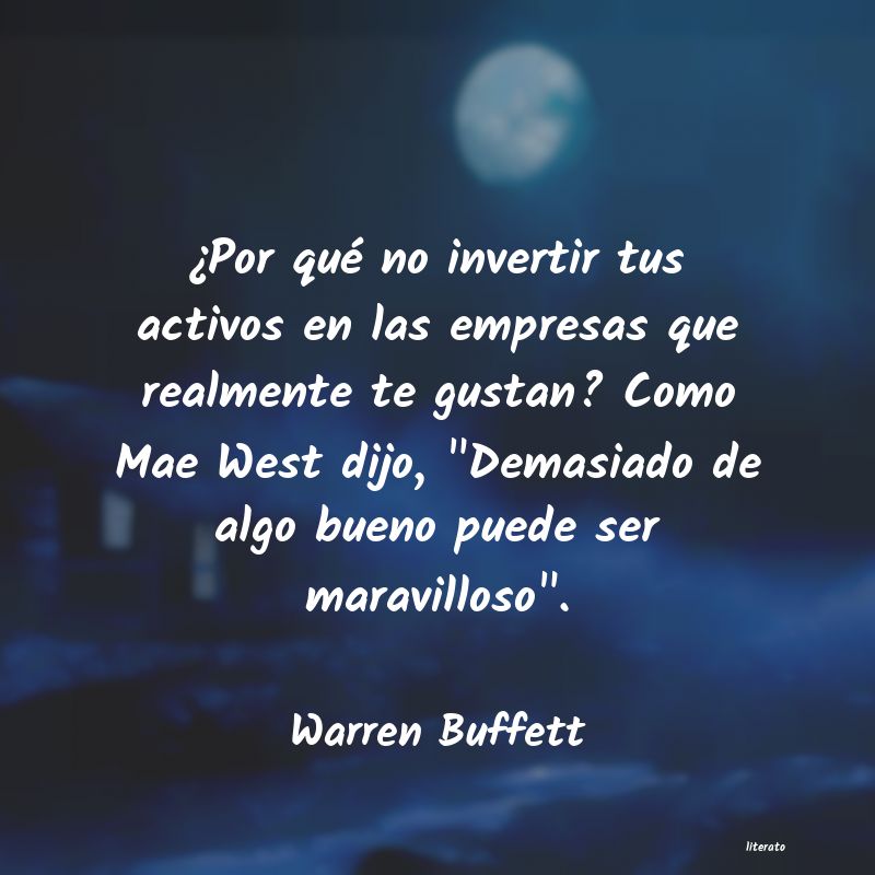 Frases de Warren Buffett