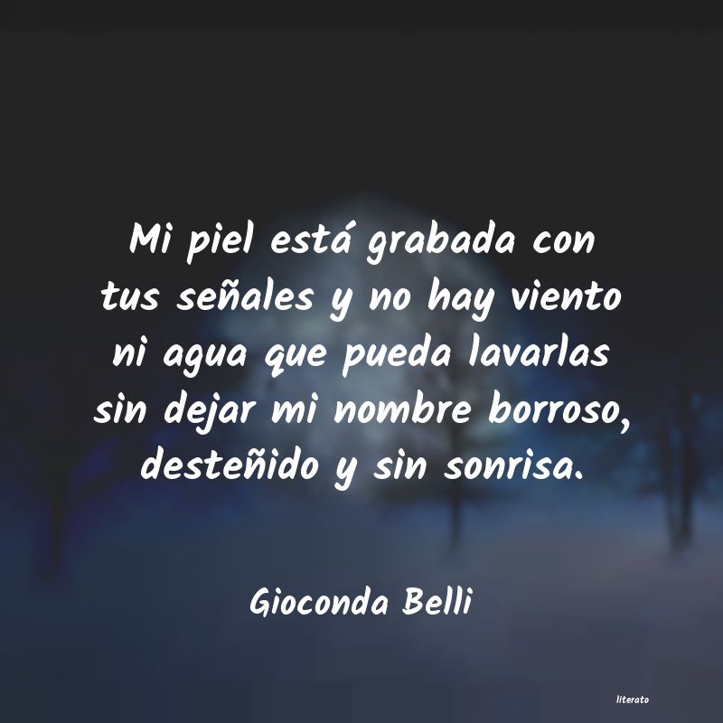 frases de Gioconda Belli