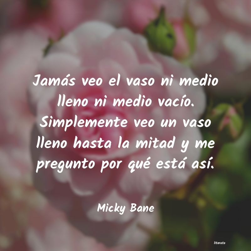 Frases de Micky Bane