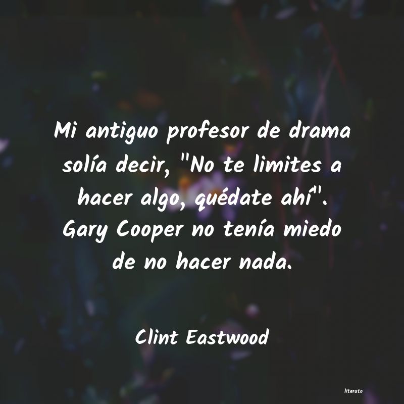 frases de Clint Eastwood