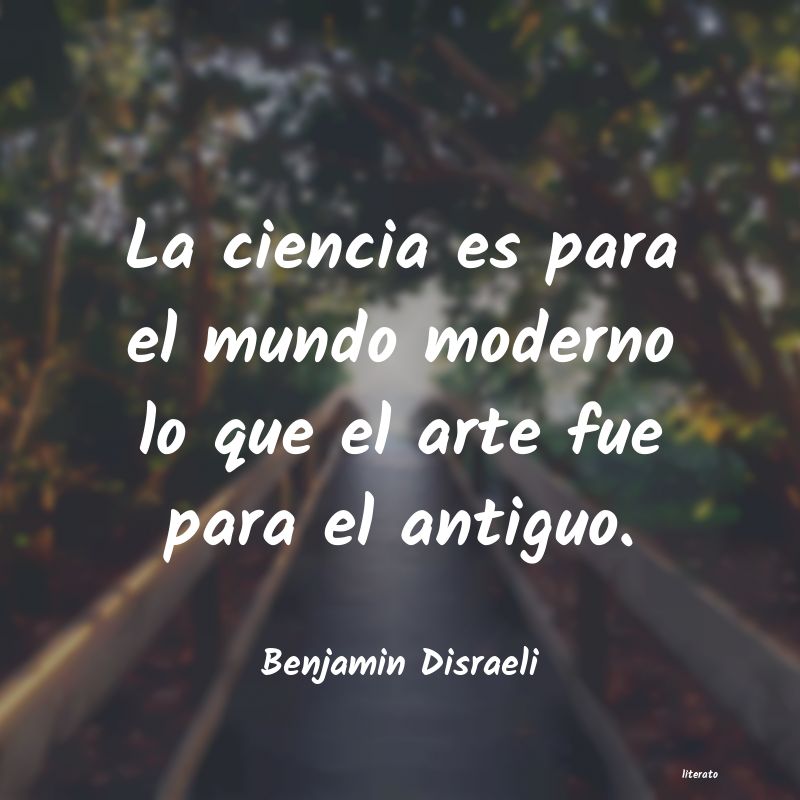 frases de Benjamin Disraeli