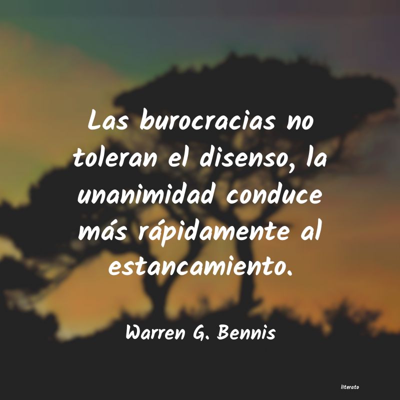 Frases de Warren G. Bennis