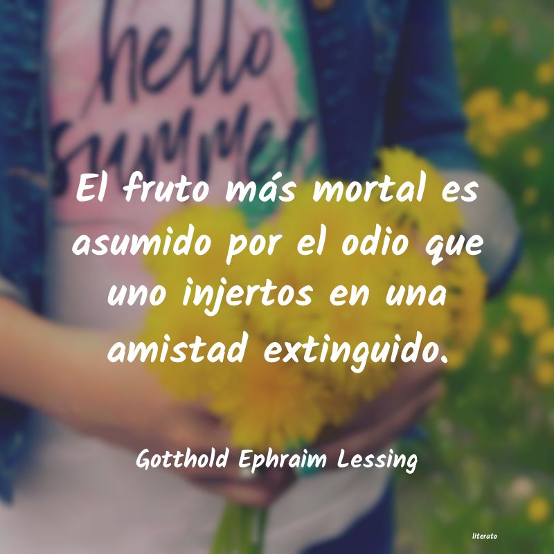 Frases de Gotthold Ephraim Lessing