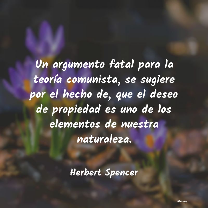 Frases de Herbert Spencer