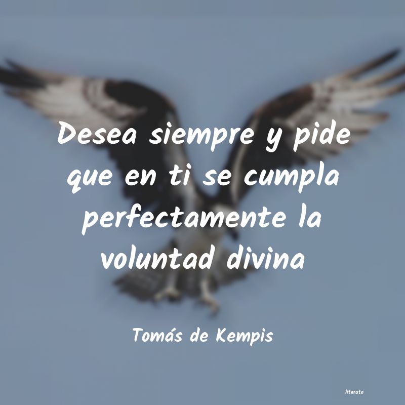 Frases de Tomás de Kempis