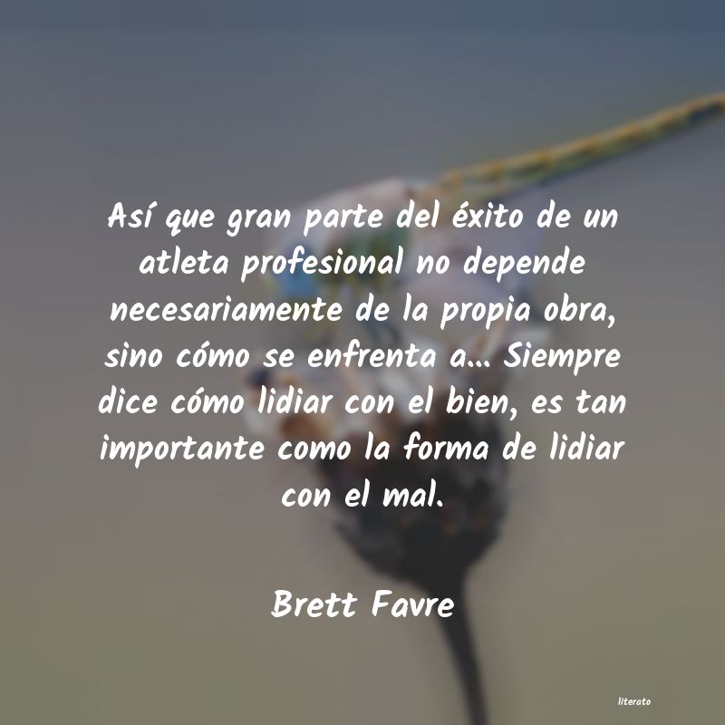 Frases de Brett Favre