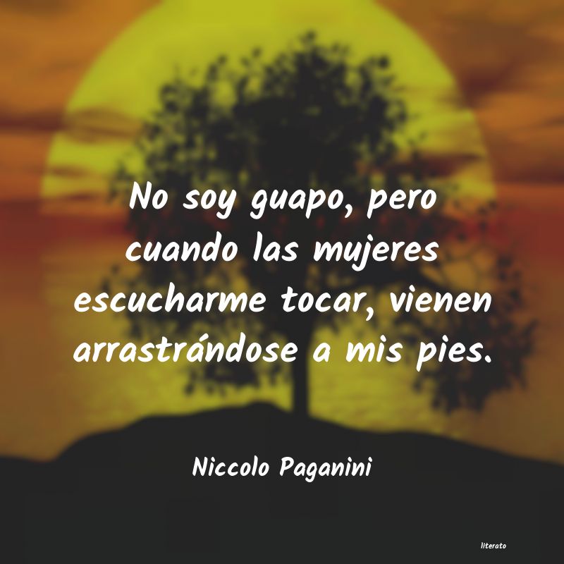 frases de Niccolo Paganini