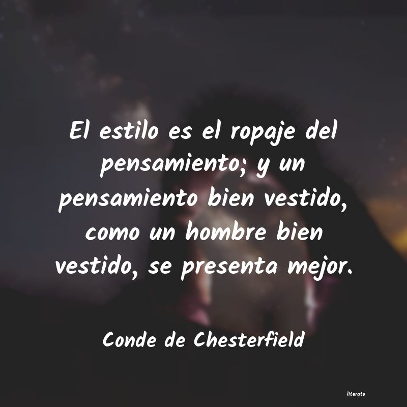 Frases de Conde de Chesterfield