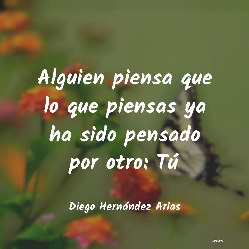 frases de Diego Hernández Arias