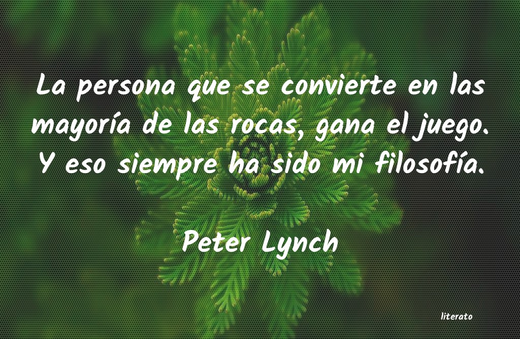 Frases de Peter Lynch