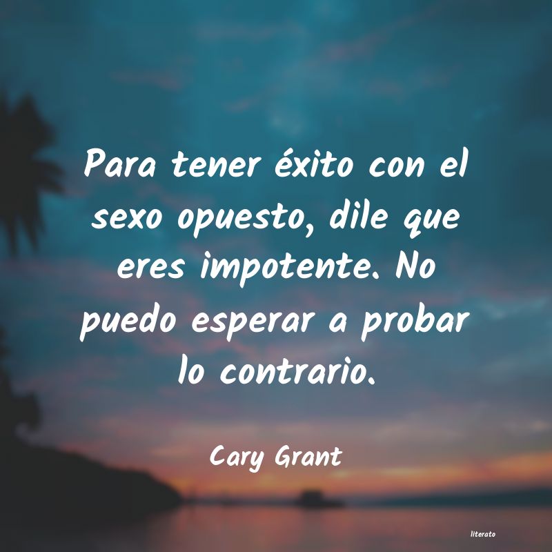 Frases de Cary Grant