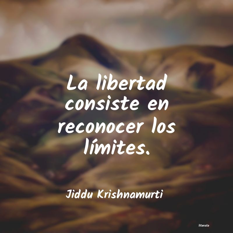 Frases de Jiddu Krishnamurti